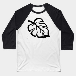 Simple monstera leaf Baseball T-Shirt